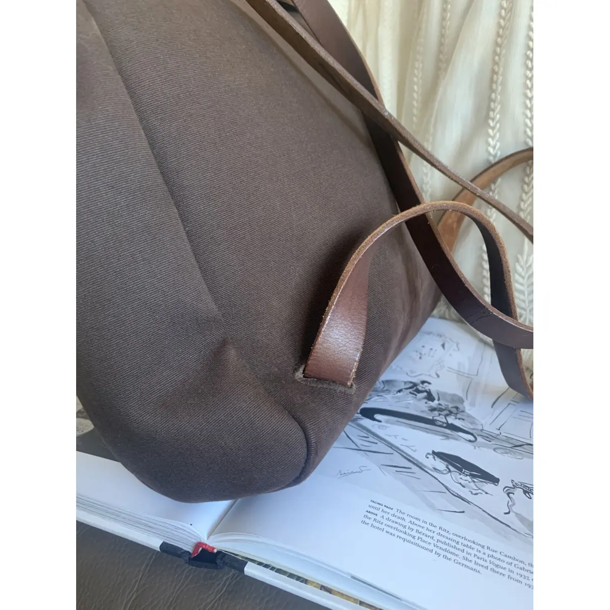 Herbag cloth backpack Hermès