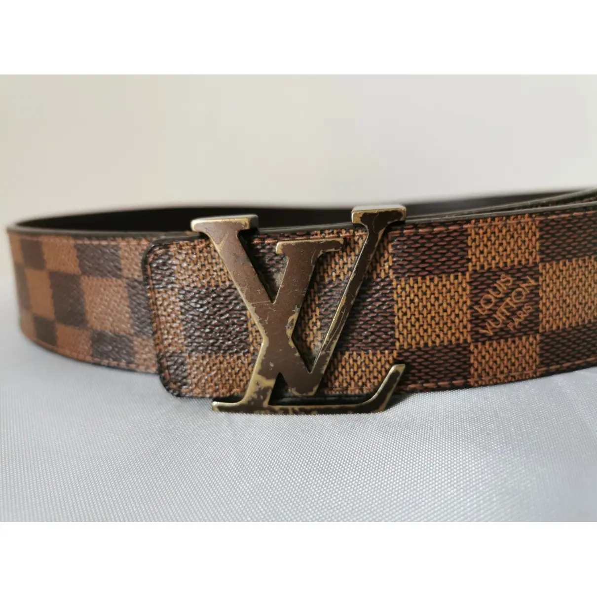 Buy Louis Vuitton Initiales cloth belt online