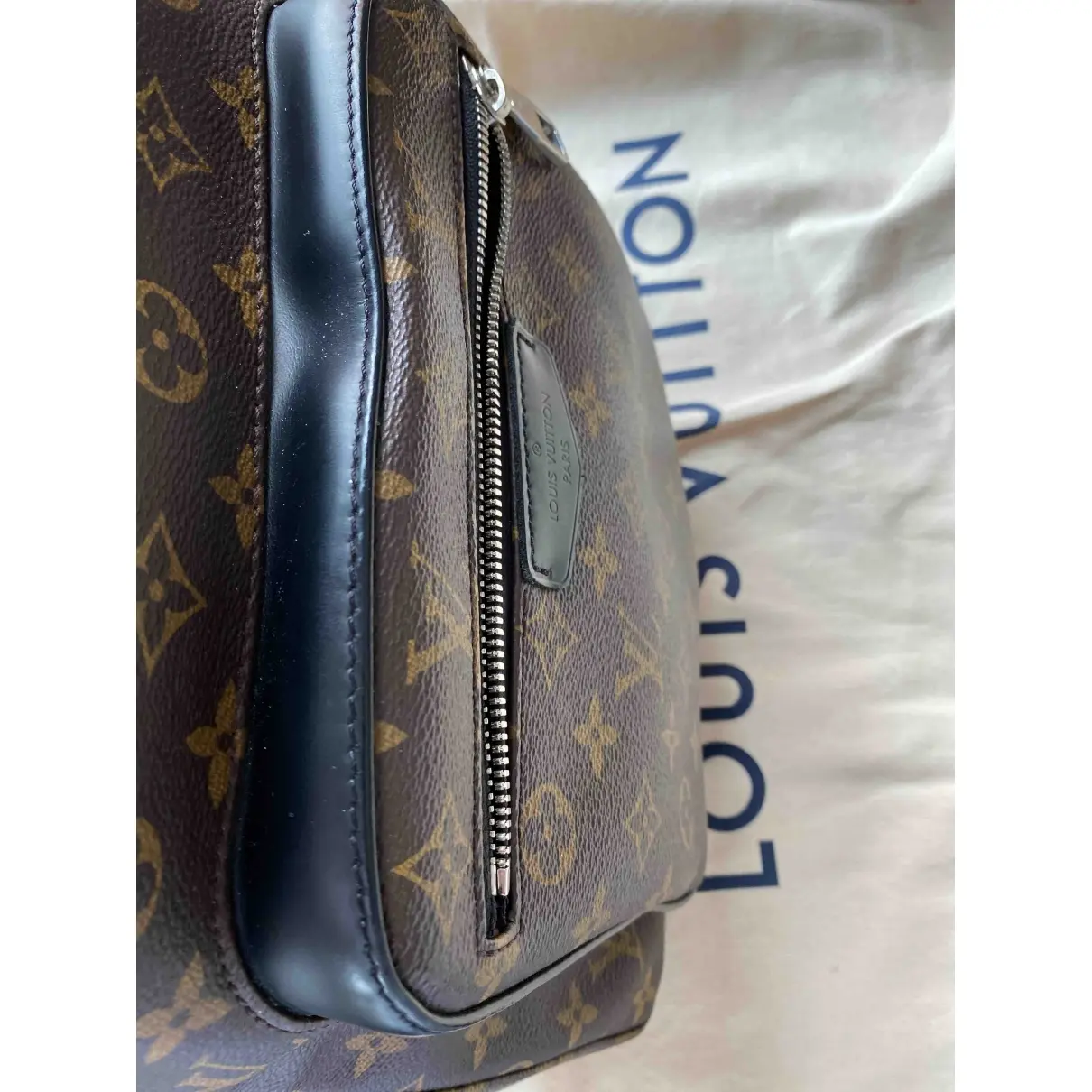 Josh Backpack cloth bag Louis Vuitton