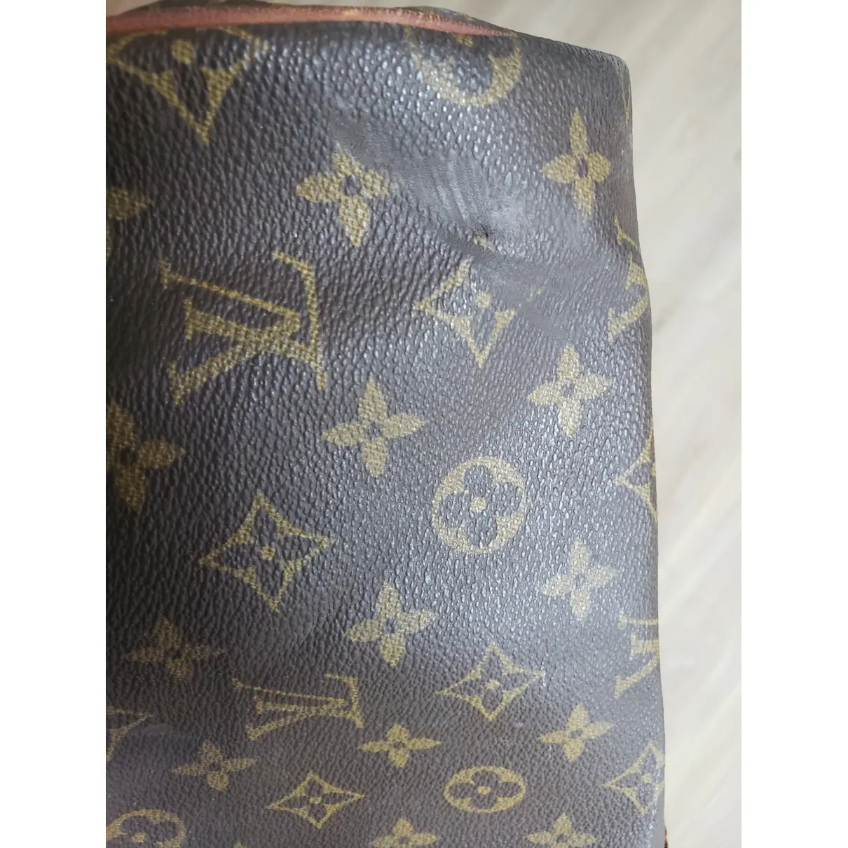 Keepall cloth travel bag Louis Vuitton - Vintage