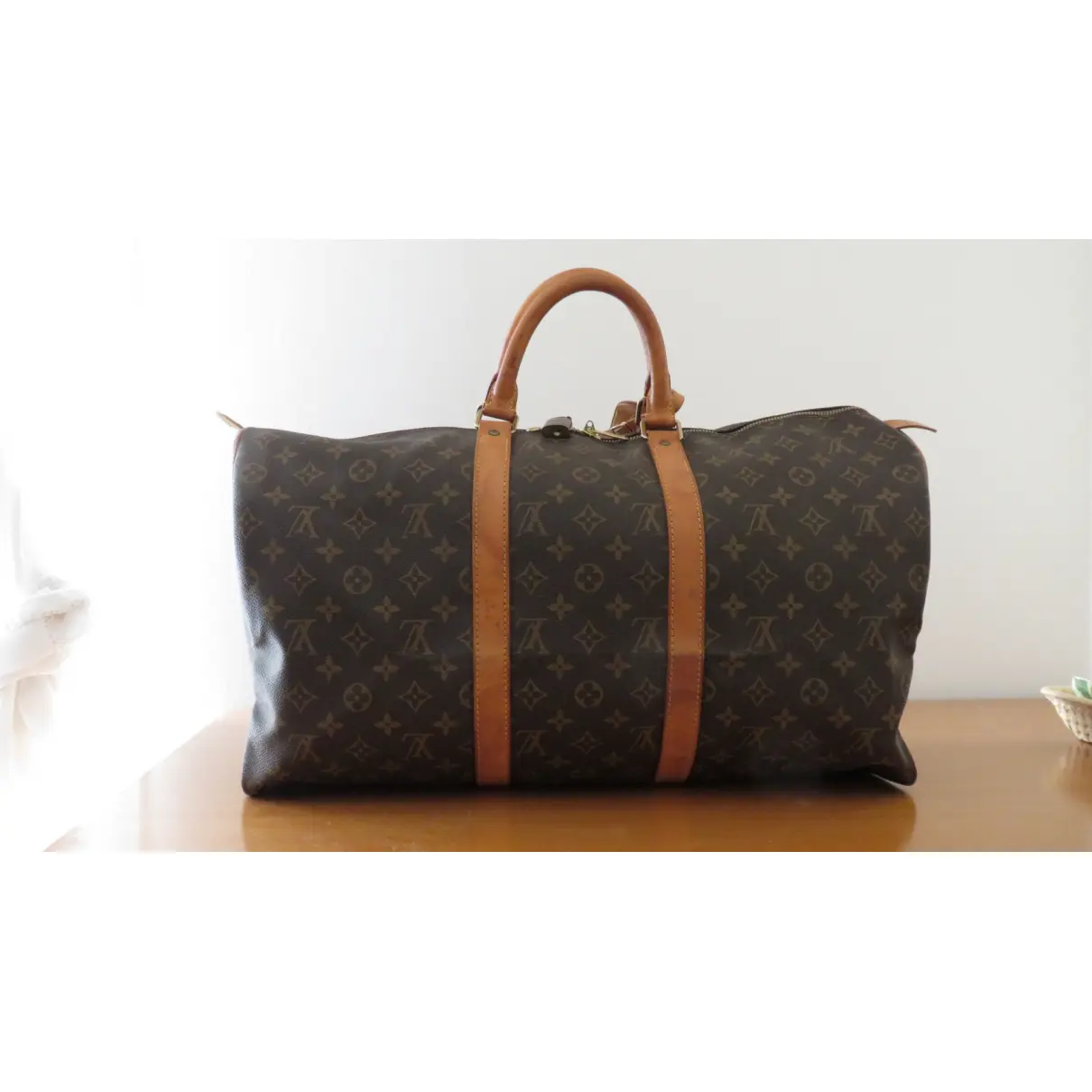 Buy Louis Vuitton Keepall cloth travel bag online