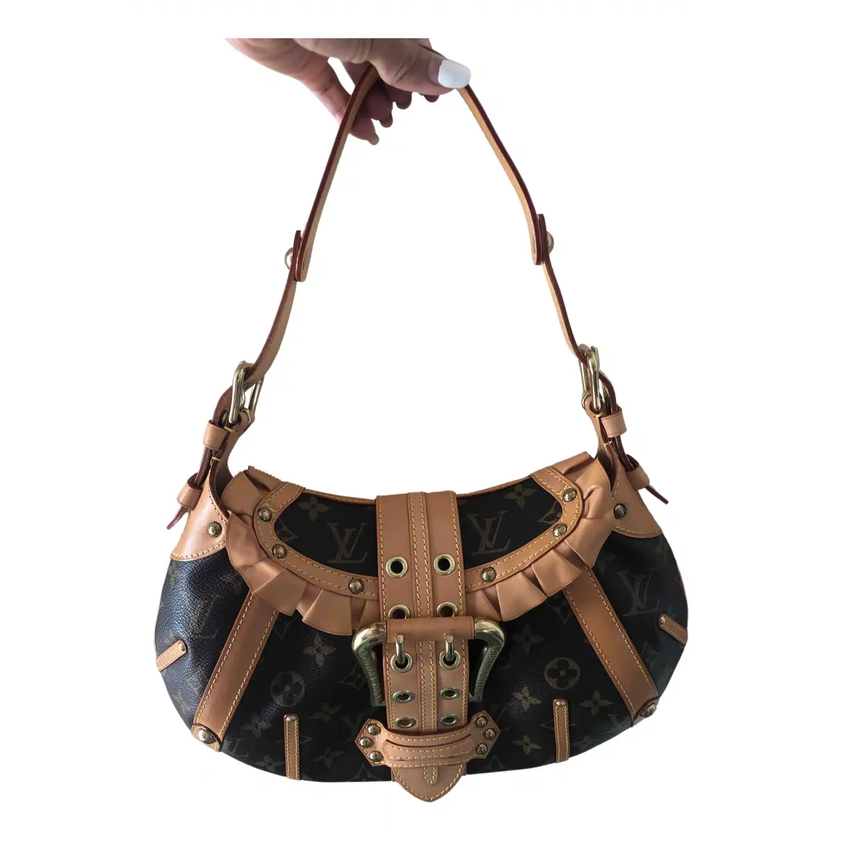 Leonor cloth handbag Louis Vuitton - Vintage