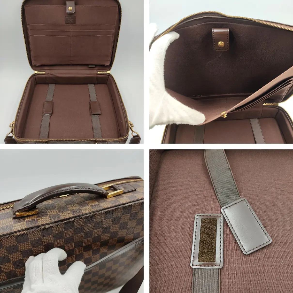 Cloth satchel Louis Vuitton