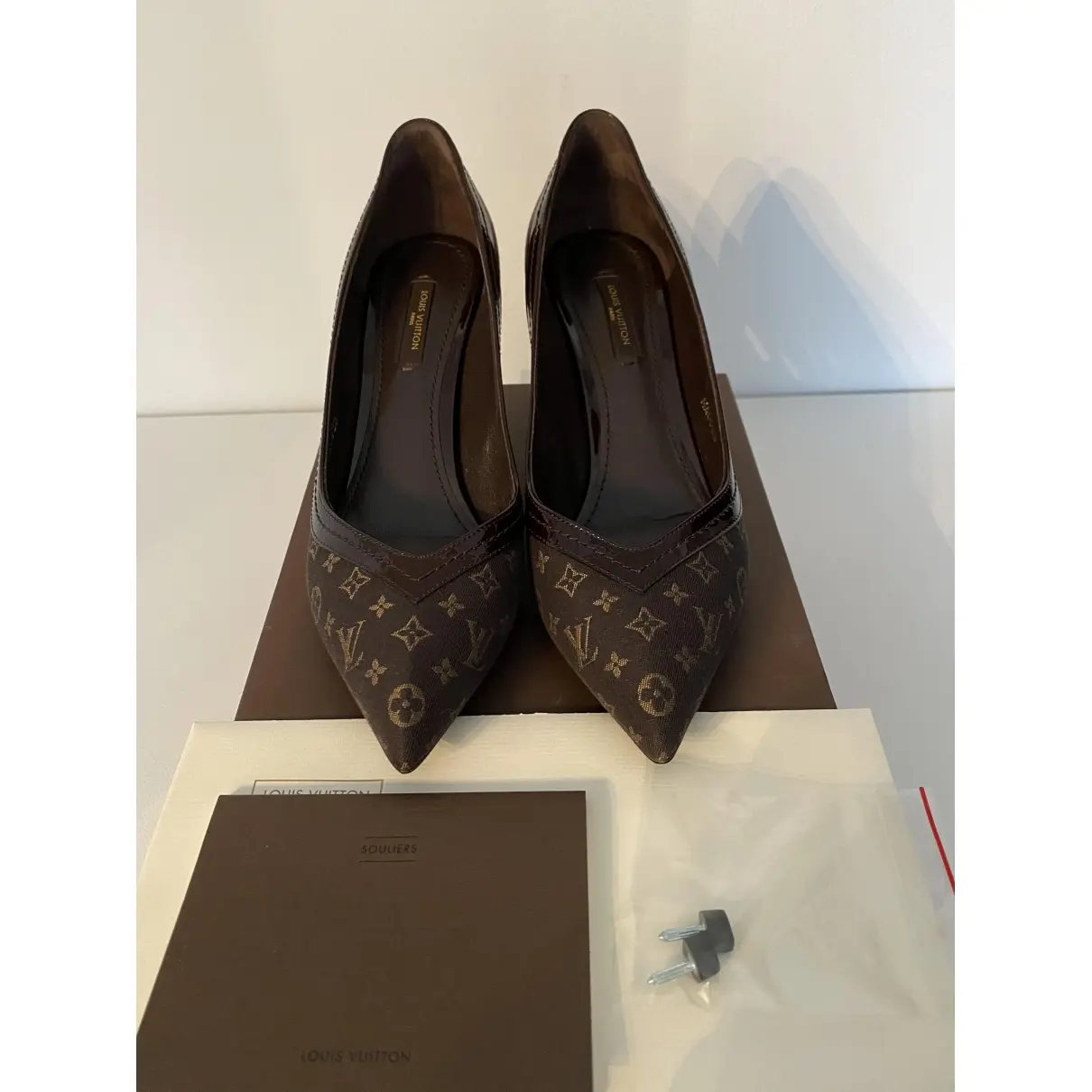 Louis Vuitton Cloth heels for sale