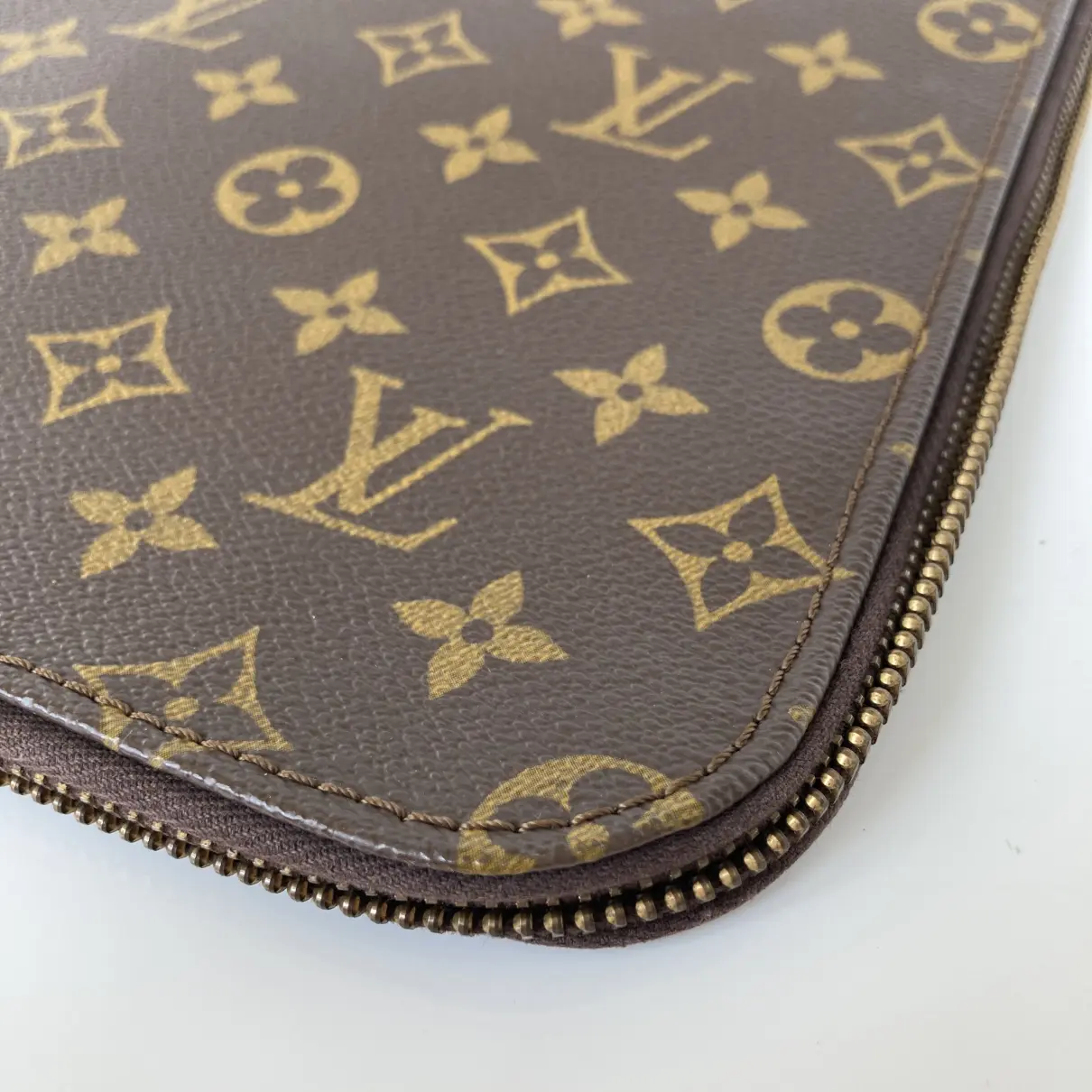Cloth briefcase Louis Vuitton - Vintage