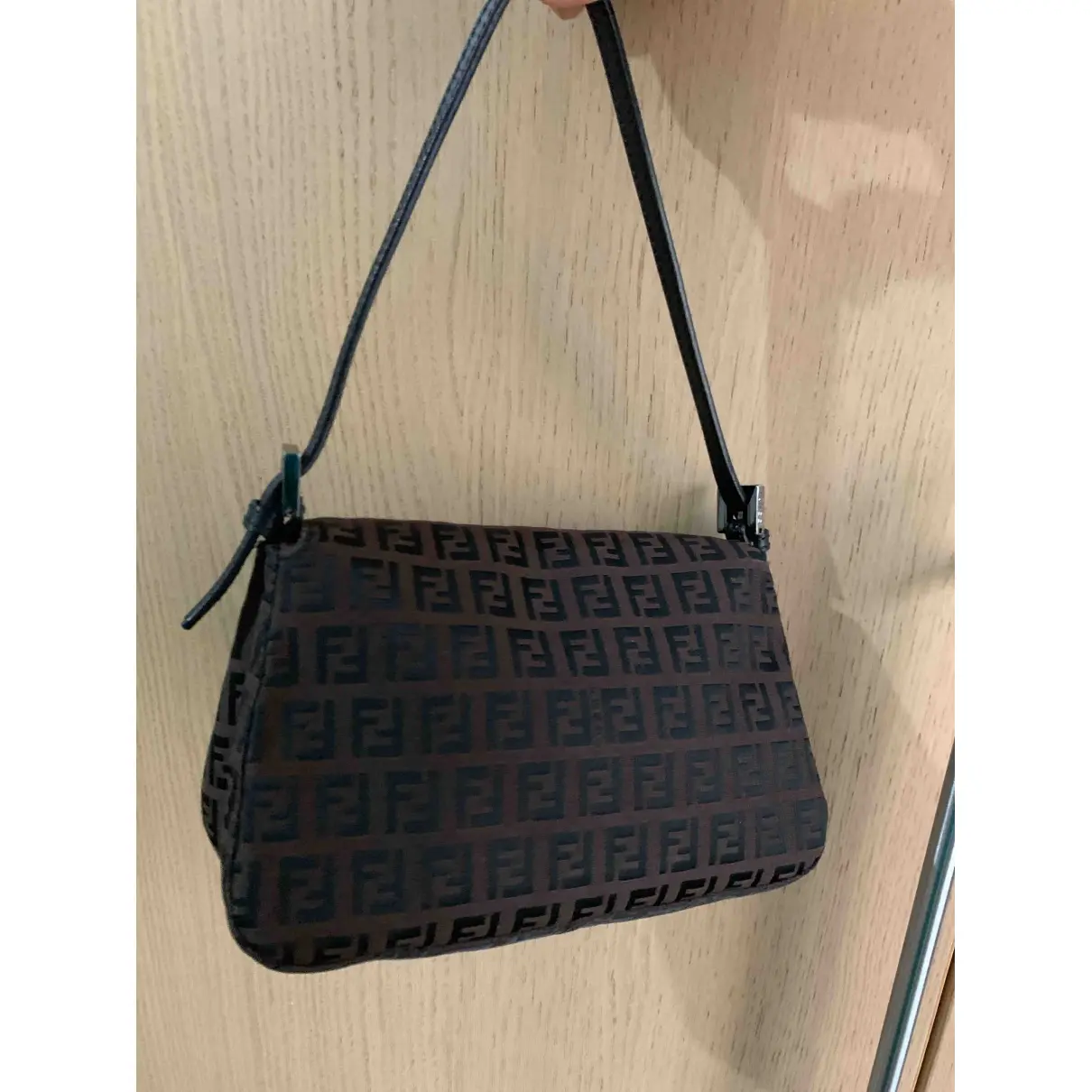 Buy Fendi Mamma Baguette  cloth handbag online - Vintage