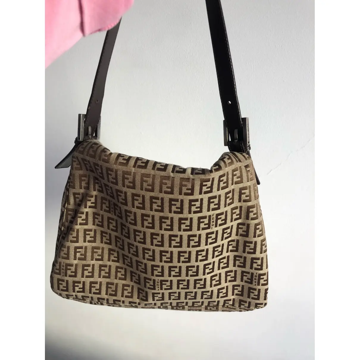 Buy Fendi Mamma Baguette cloth handbag online - Vintage