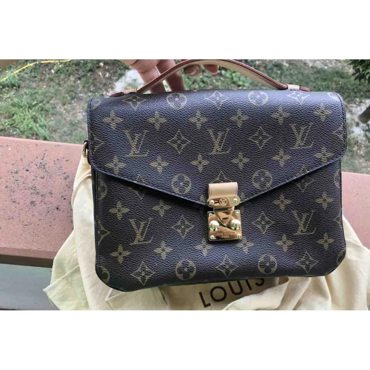 Metis cloth clutch bag Louis Vuitton