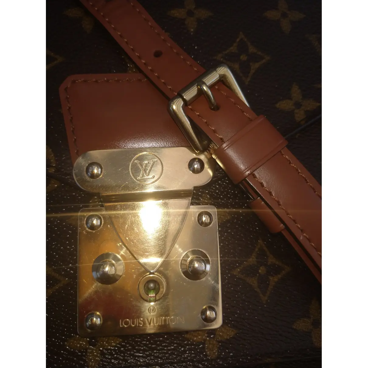 Monceau cloth handbag Louis Vuitton - Vintage