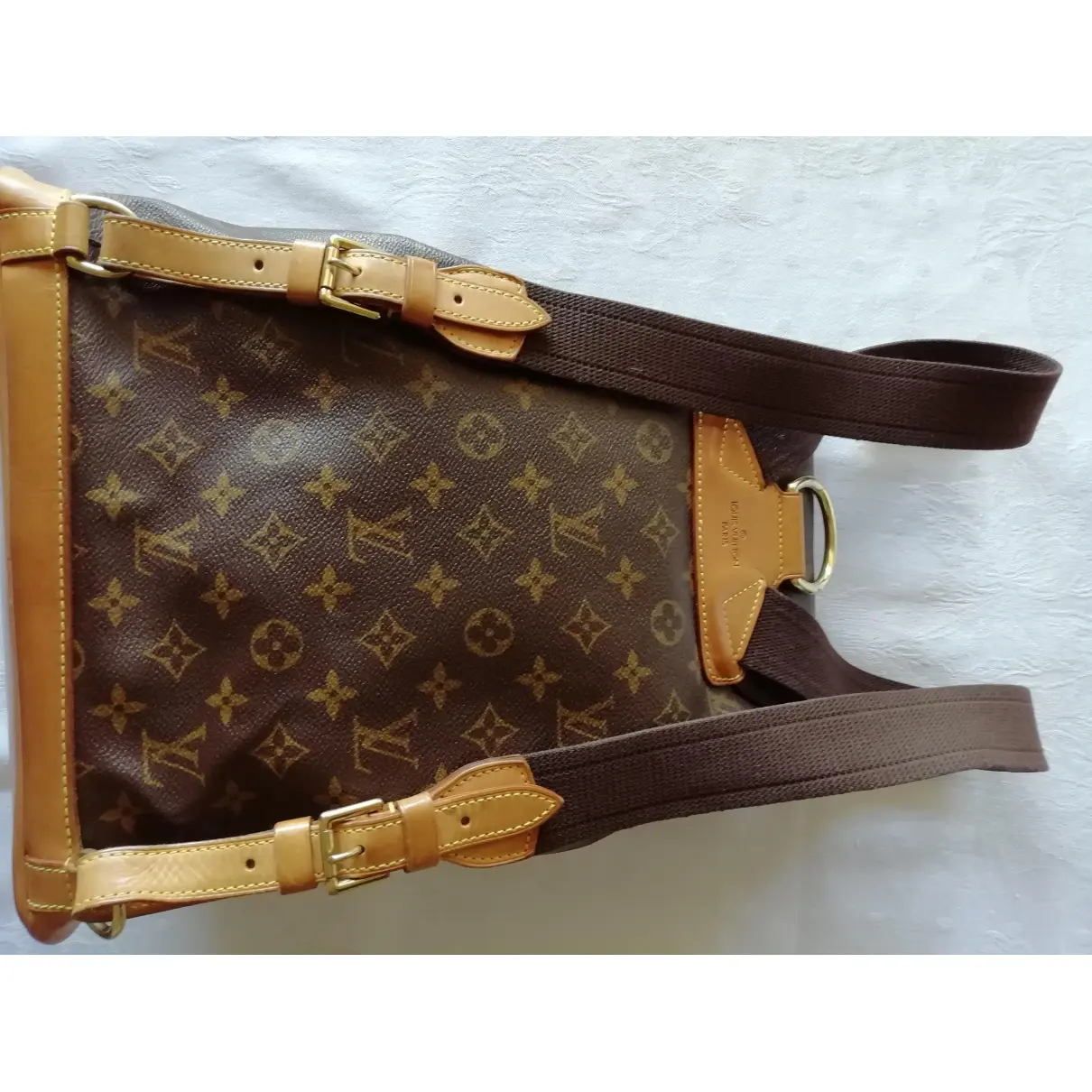 Buy Louis Vuitton Montsouris Vintage cloth backpack online - Vintage