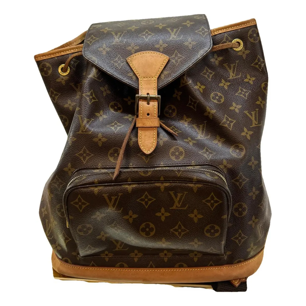 Montsouris Vintage cloth backpack Louis Vuitton - Vintage