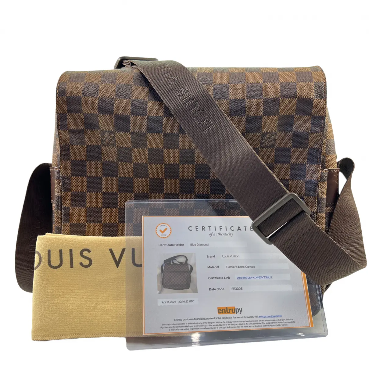 Naviglio cloth travel bag Louis Vuitton