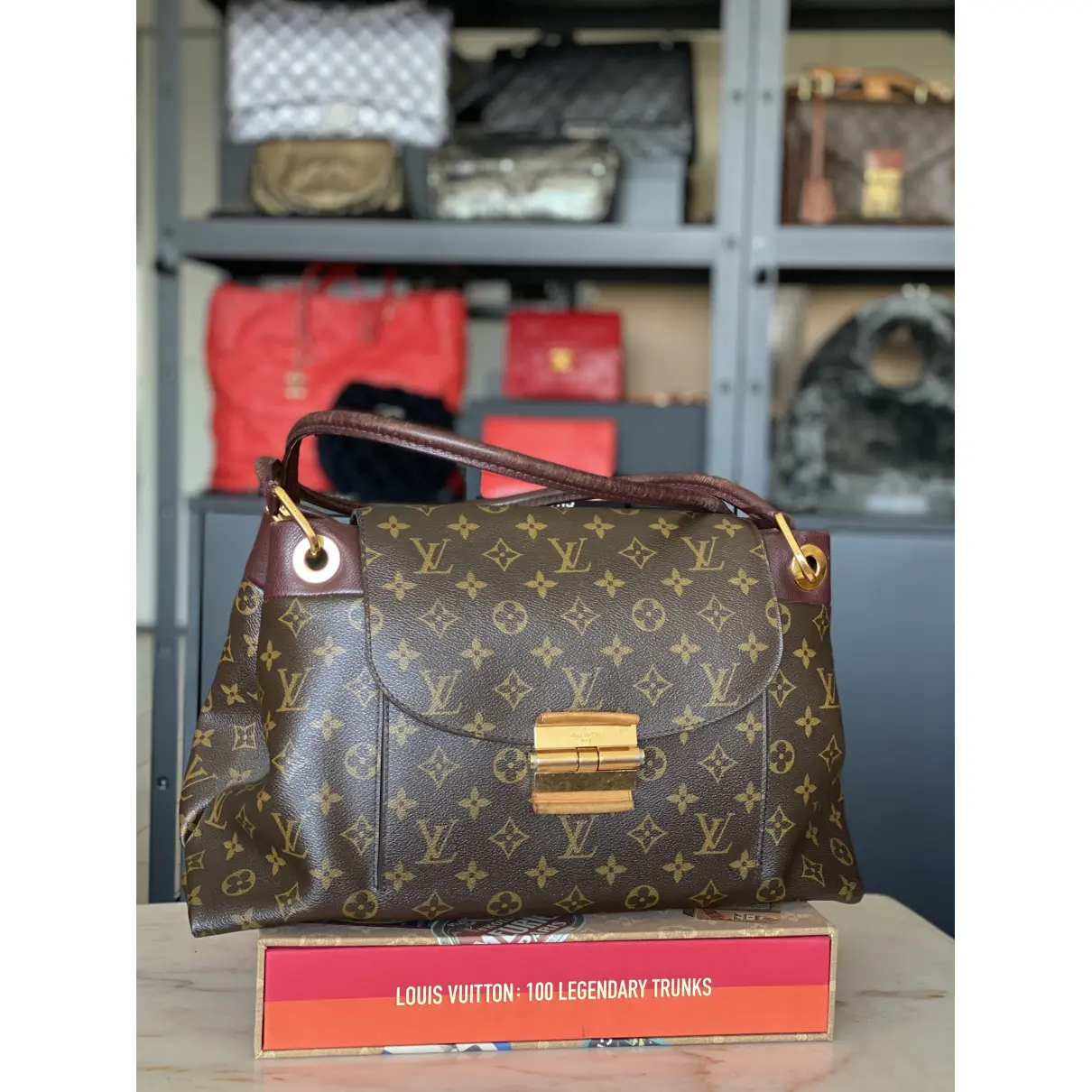 Olympe cloth handbag Louis Vuitton