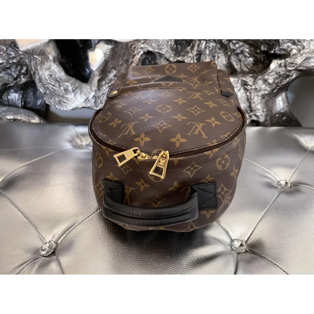 Buy Louis Vuitton Palm Springs cloth backpack online