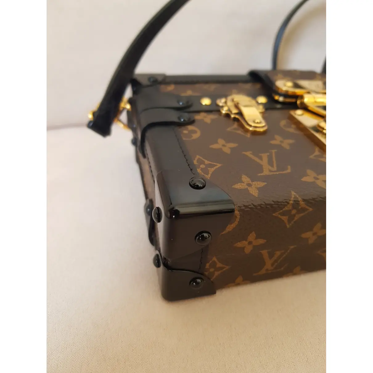 Buy Louis Vuitton Petite Malle cloth crossbody bag online