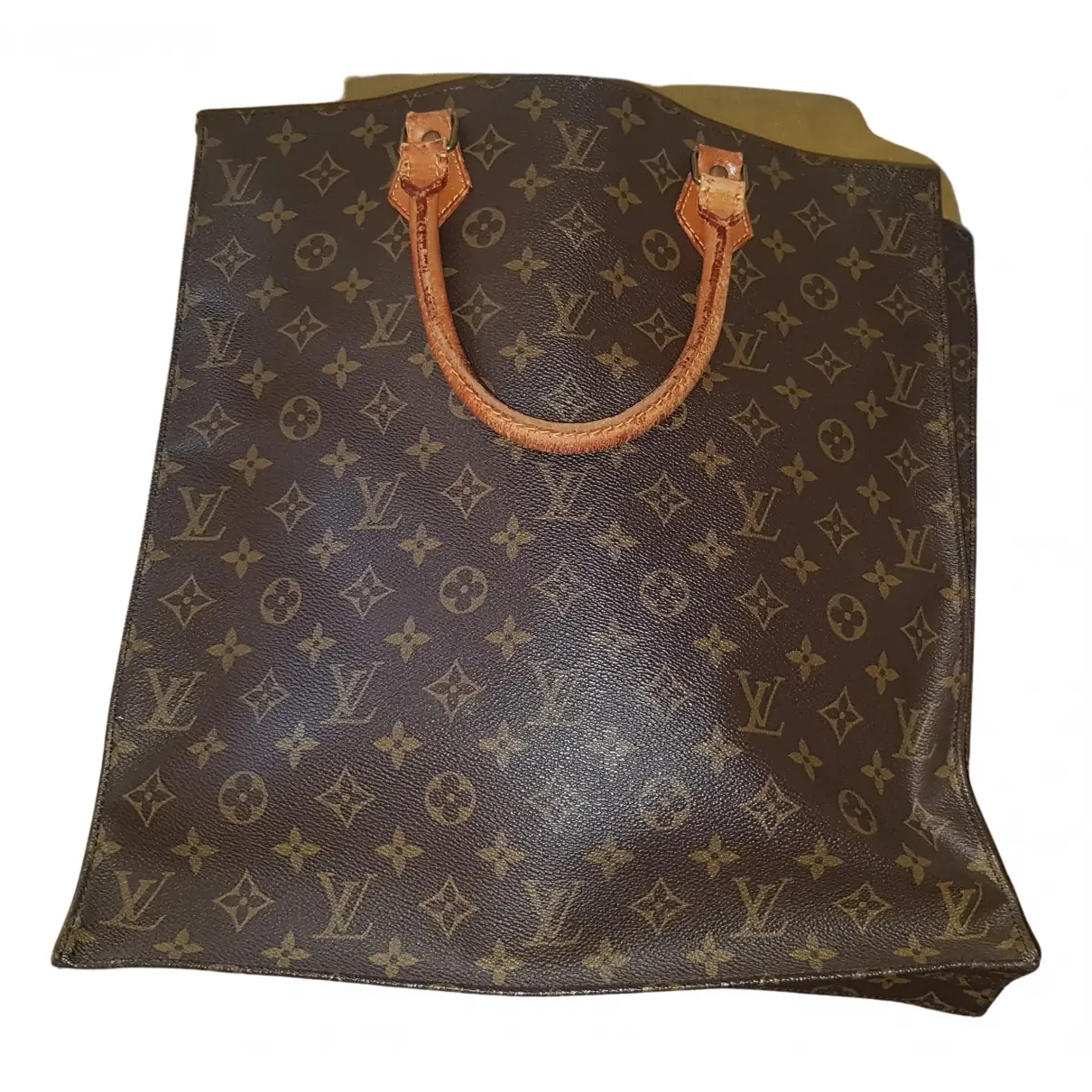 Plat cloth handbag Louis Vuitton - Vintage