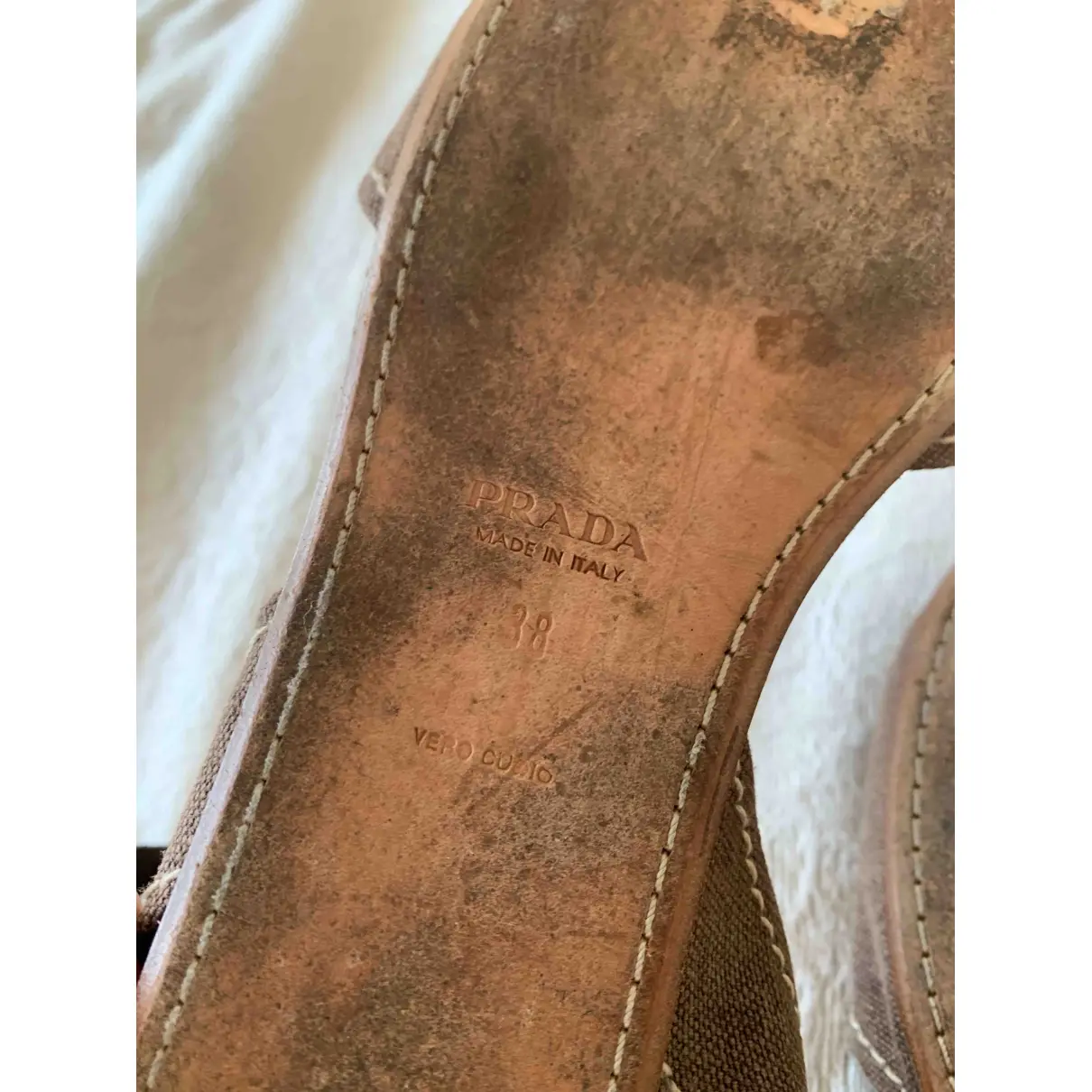Cloth sandal Prada - Vintage