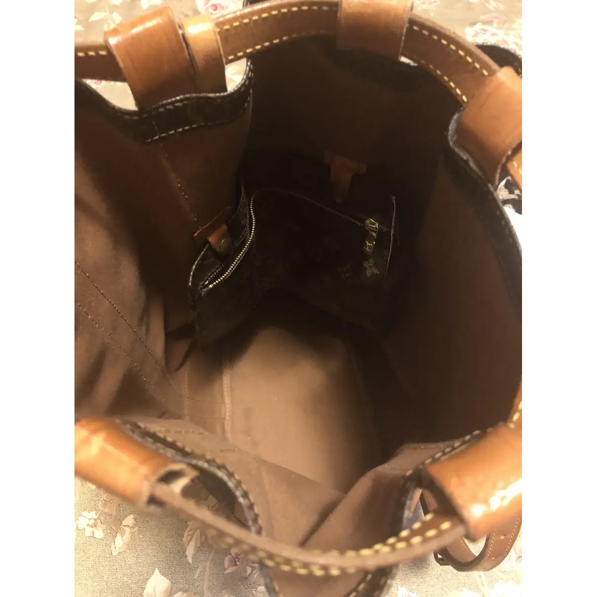 Randonnée cloth backpack Louis Vuitton