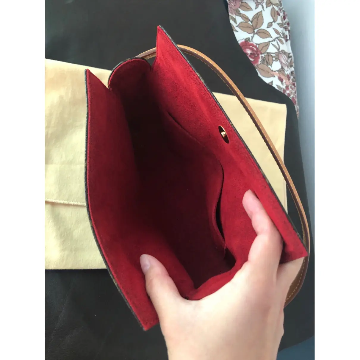 Recital cloth handbag Louis Vuitton
