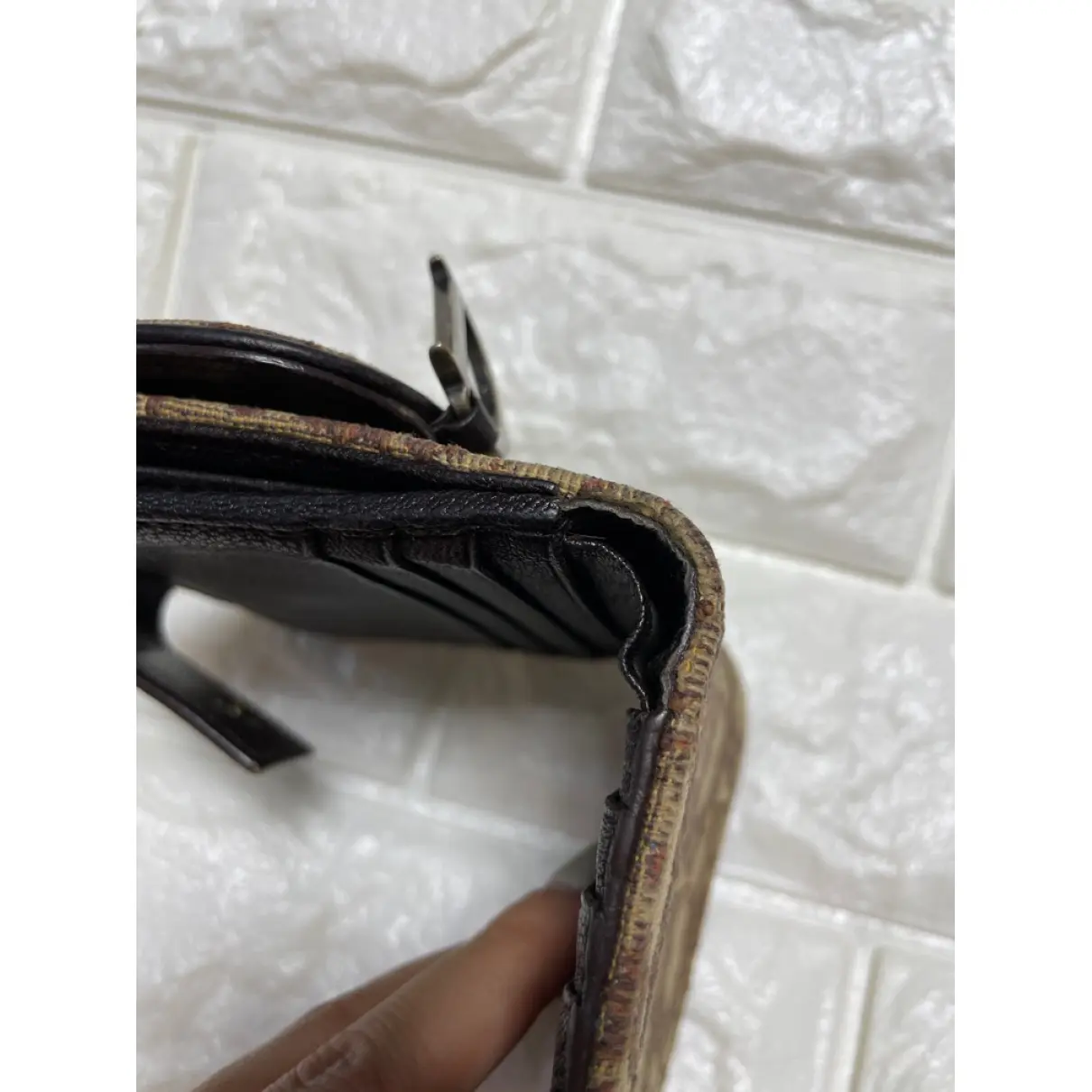 Saddle cloth wallet Dior