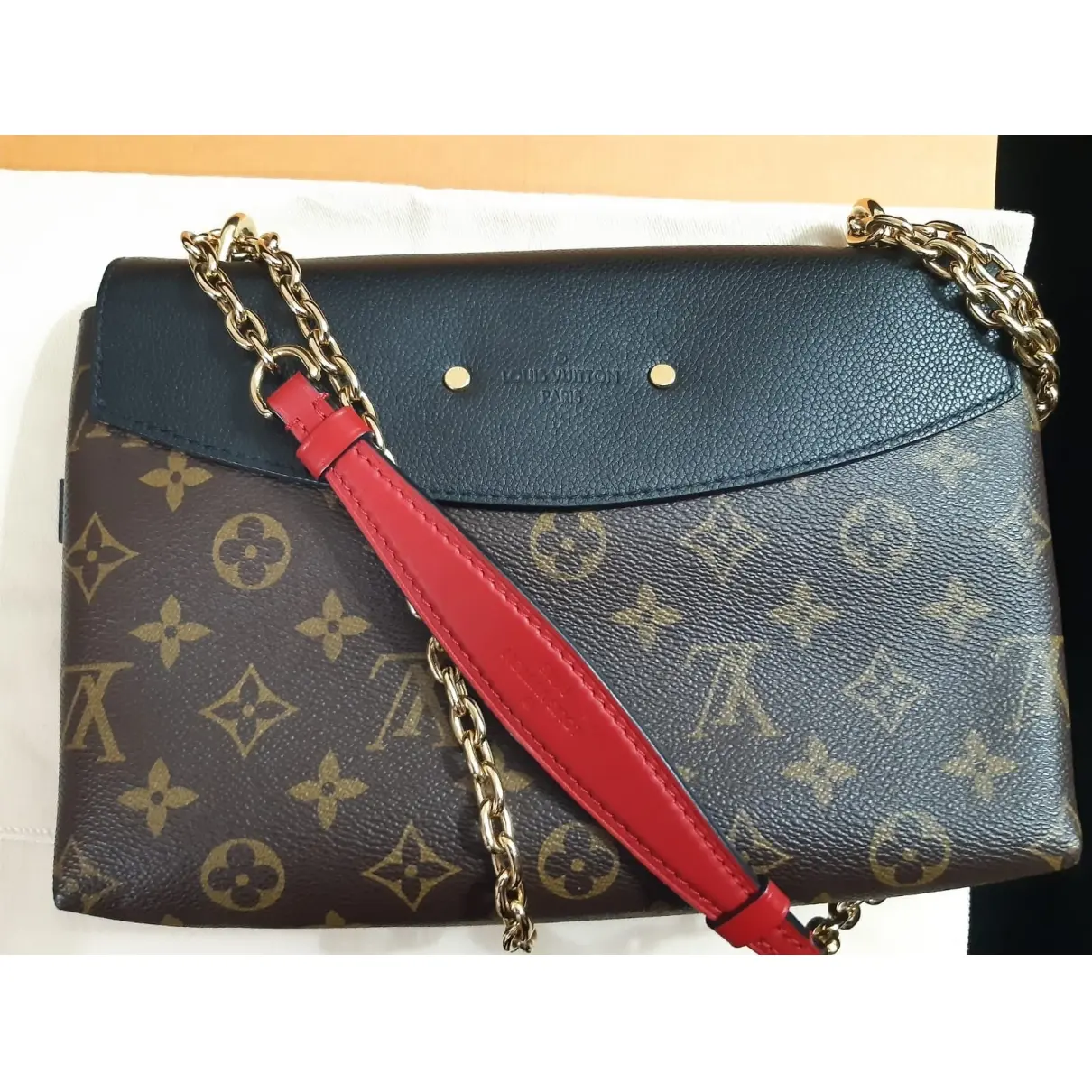 Saint Placide cloth handbag Louis Vuitton