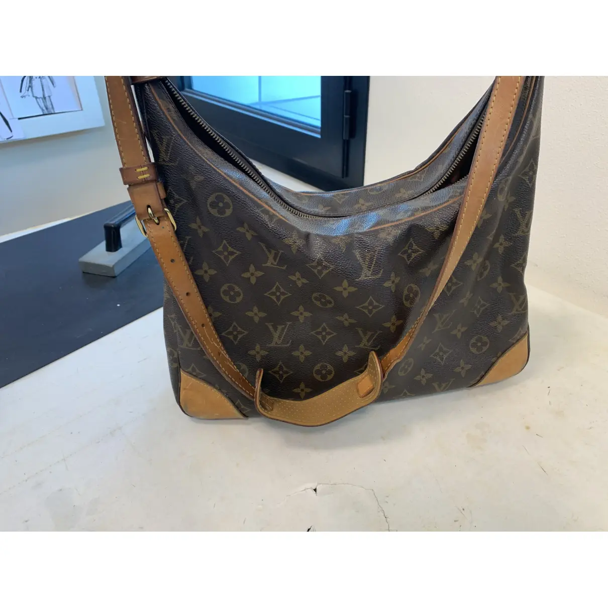 Buy Louis Vuitton Shopping cloth handbag online