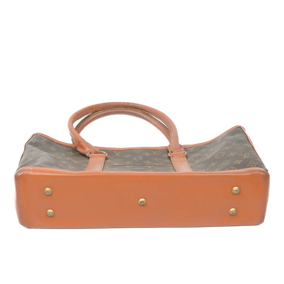 Shopping cloth handbag Louis Vuitton - Vintage
