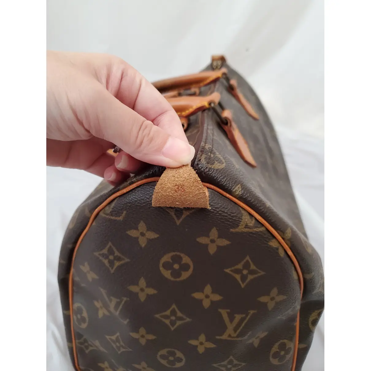 Speedy cloth handbag Louis Vuitton