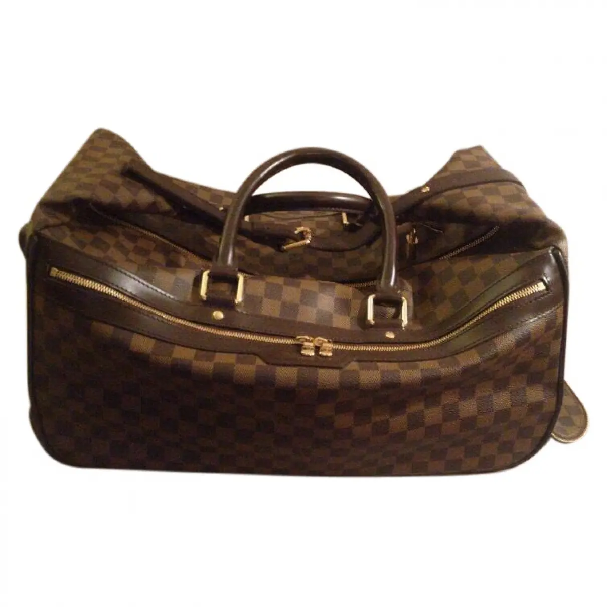Brown Cloth Travel bag Louis Vuitton