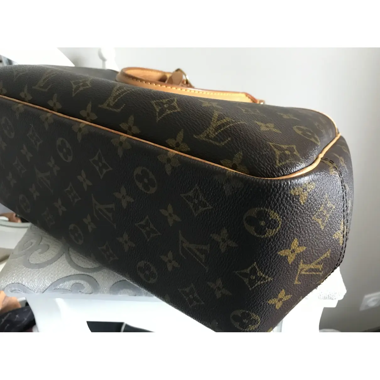 Vanity cloth handbag Louis Vuitton
