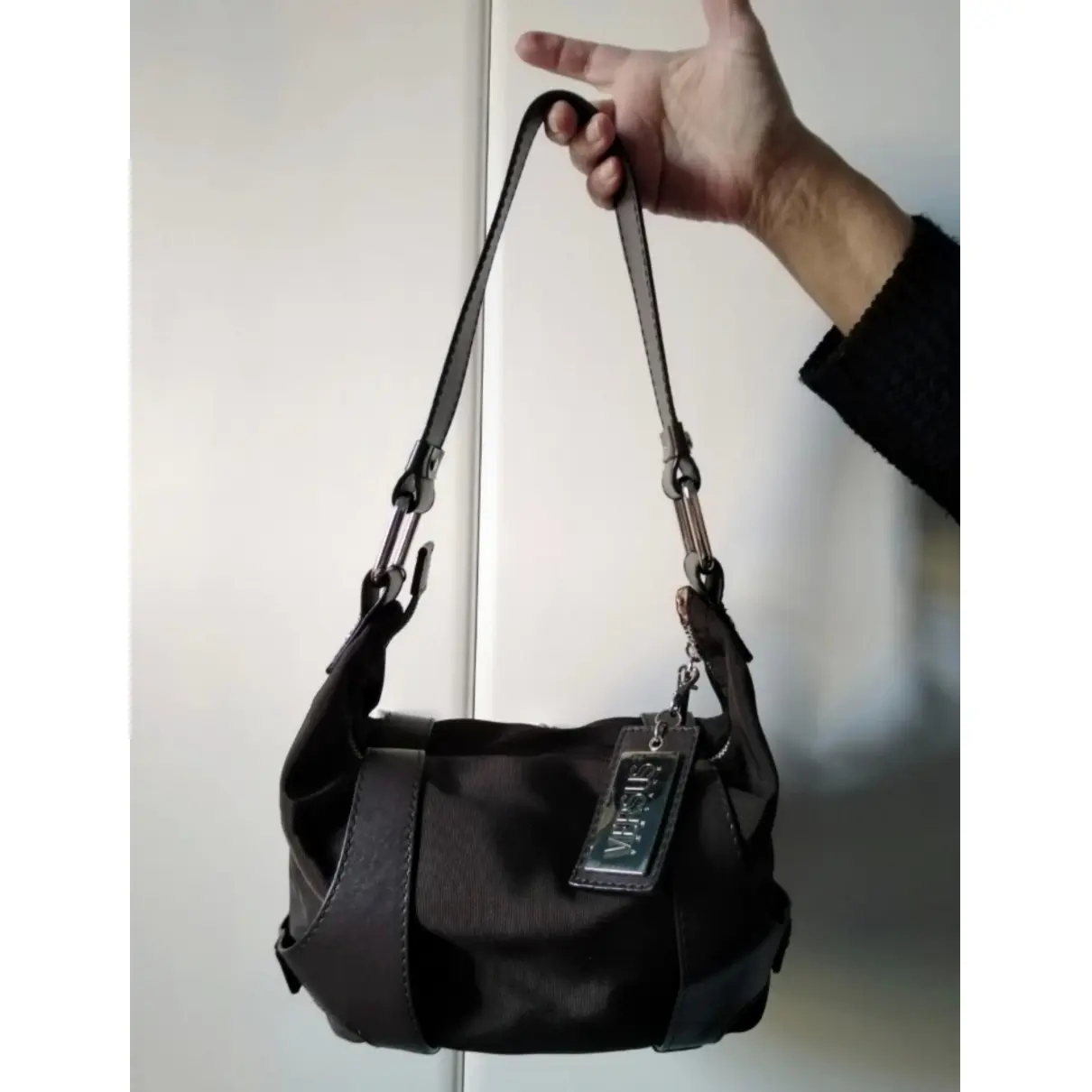 Cloth handbag Versus - Vintage