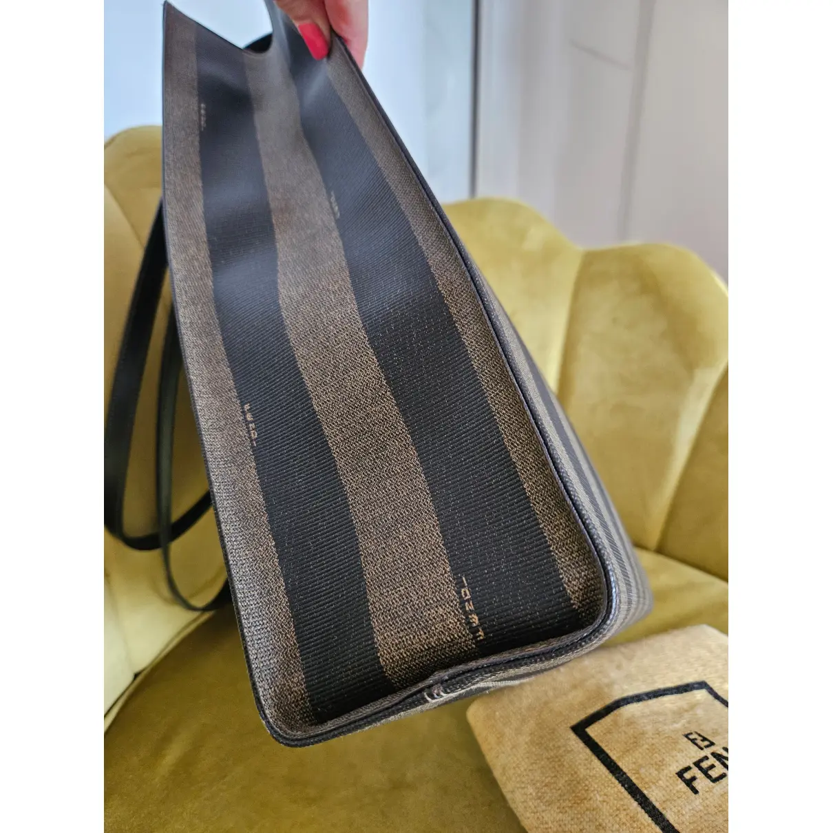 X-Tote cloth handbag Fendi