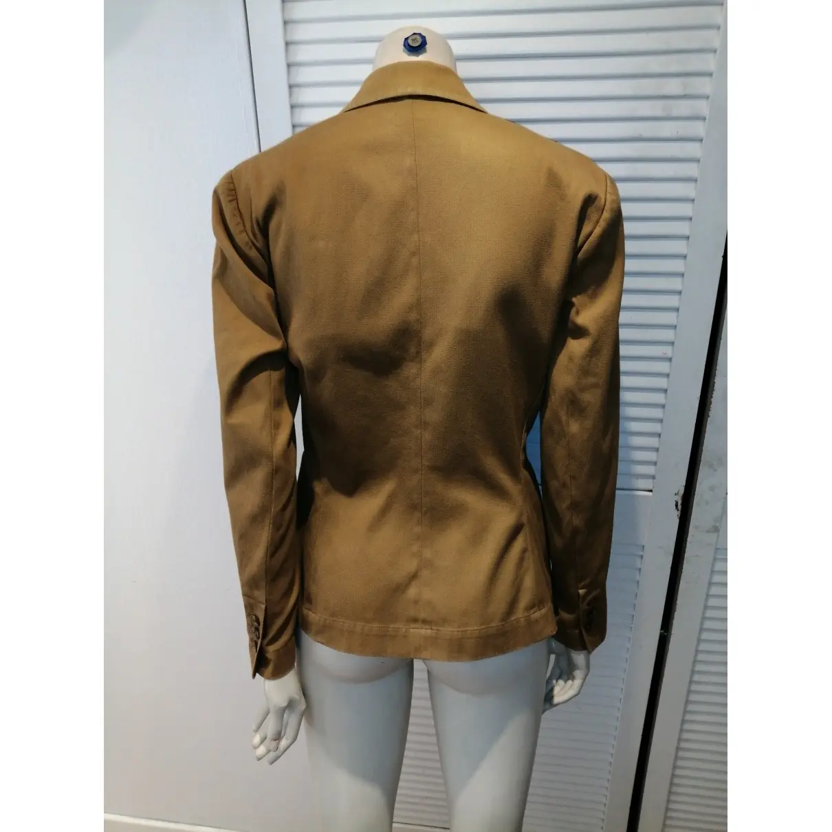 Brown Cotton Jacket Alaïa - Vintage