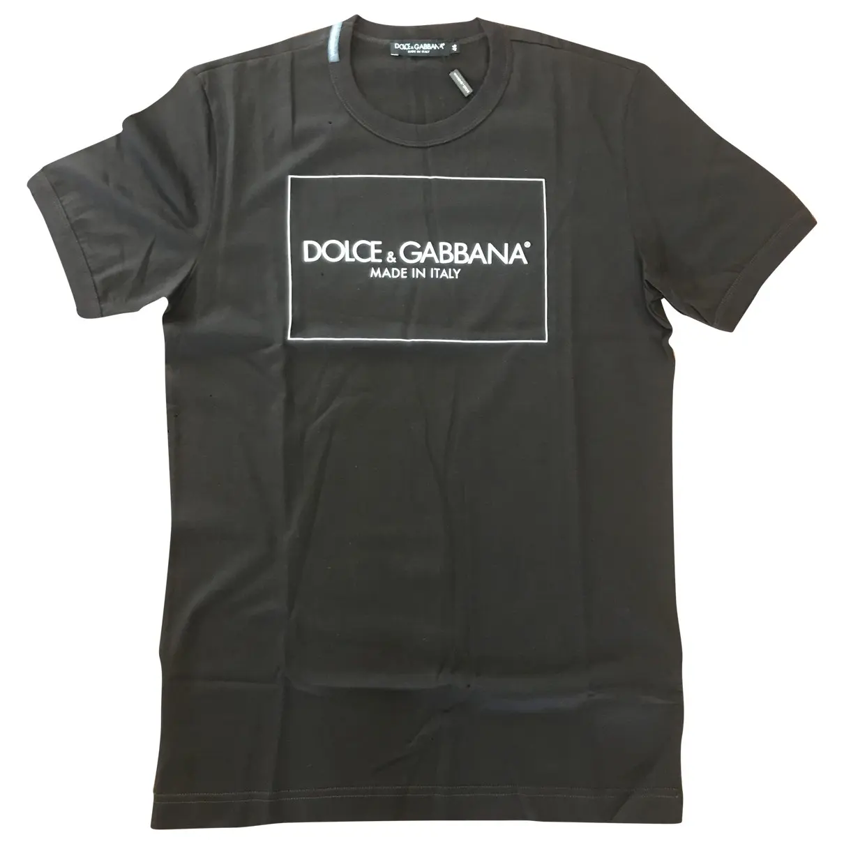 Brown Cotton T-shirt Dolce & Gabbana
