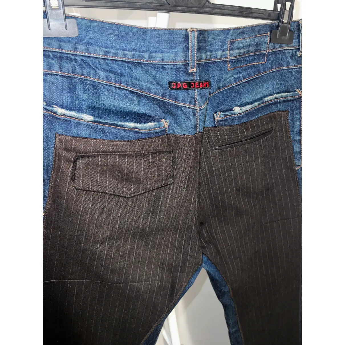 Straight jeans Jean Paul Gaultier Brown size 38 FR in Cotton - 42102623