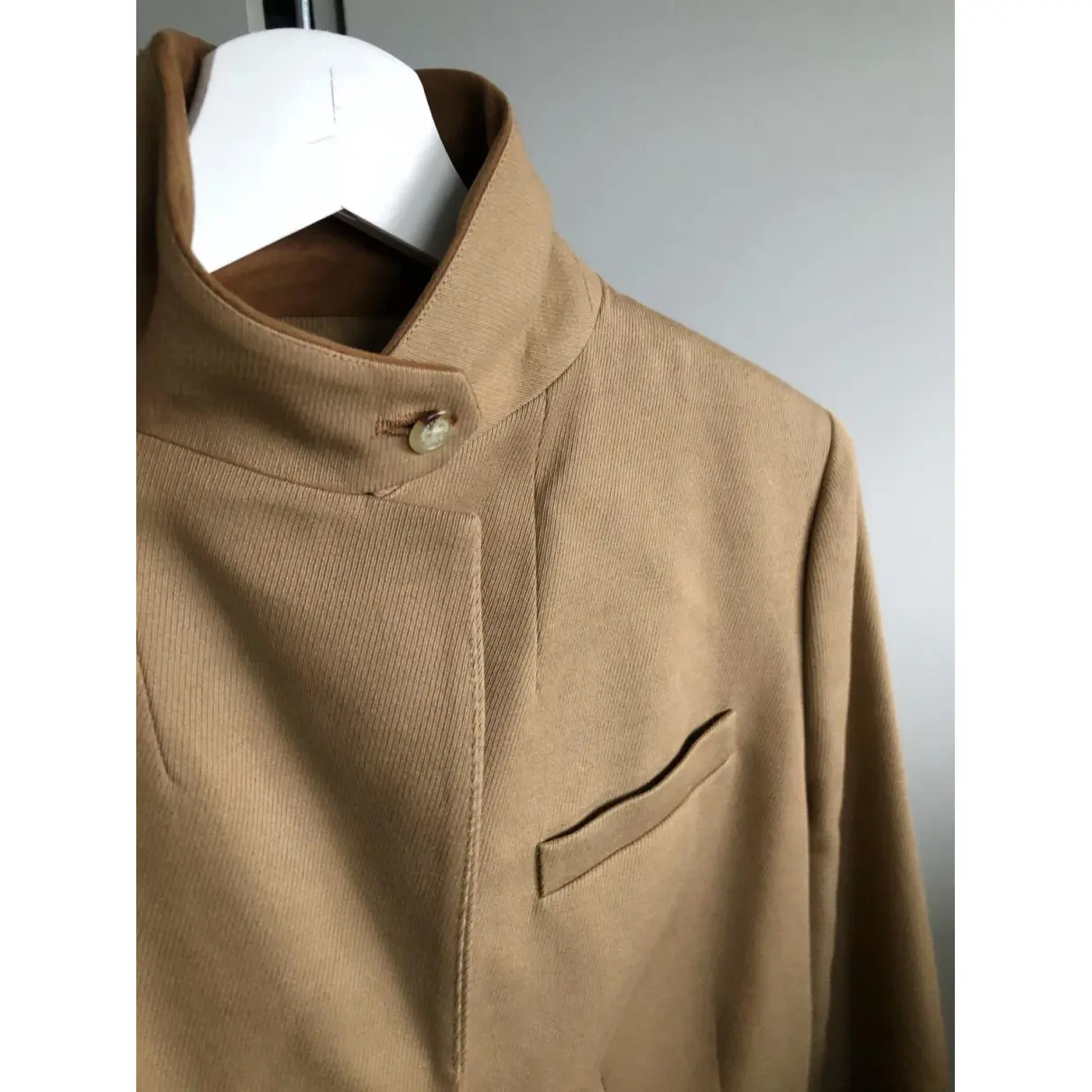 Brown Cotton Jacket Lauren Ralph Lauren
