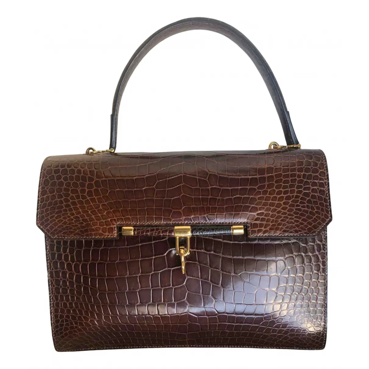 Crocodile handbag Hermès - Vintage