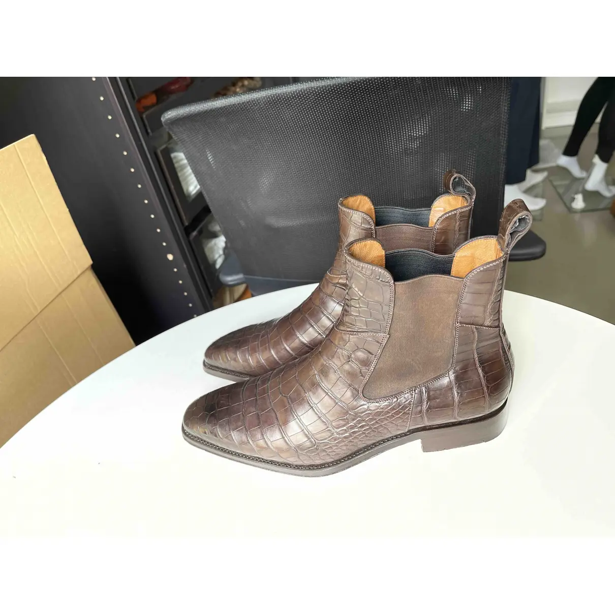 Buy Santoni Crocodile boots online