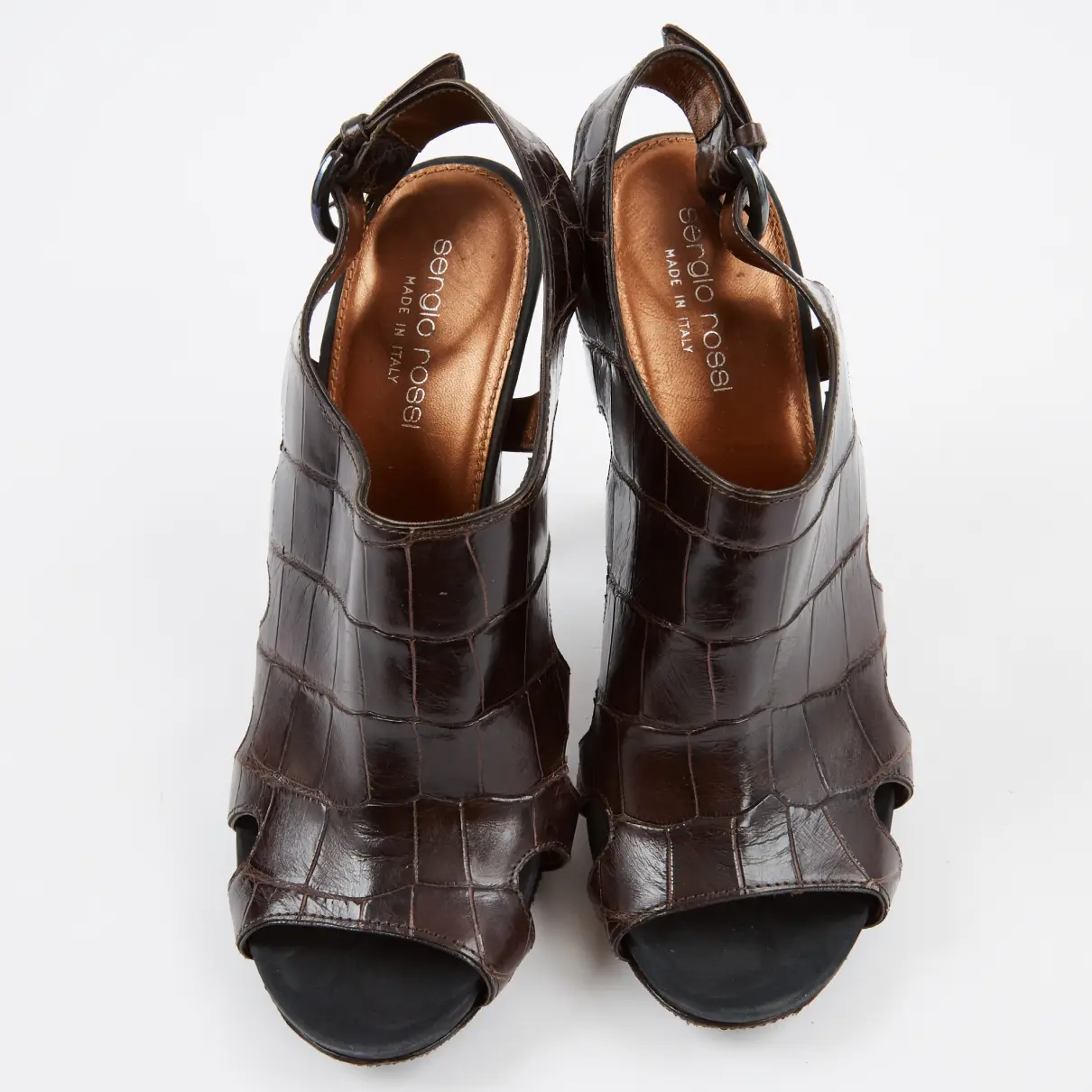 Buy Sergio Rossi Crocodile sandals online