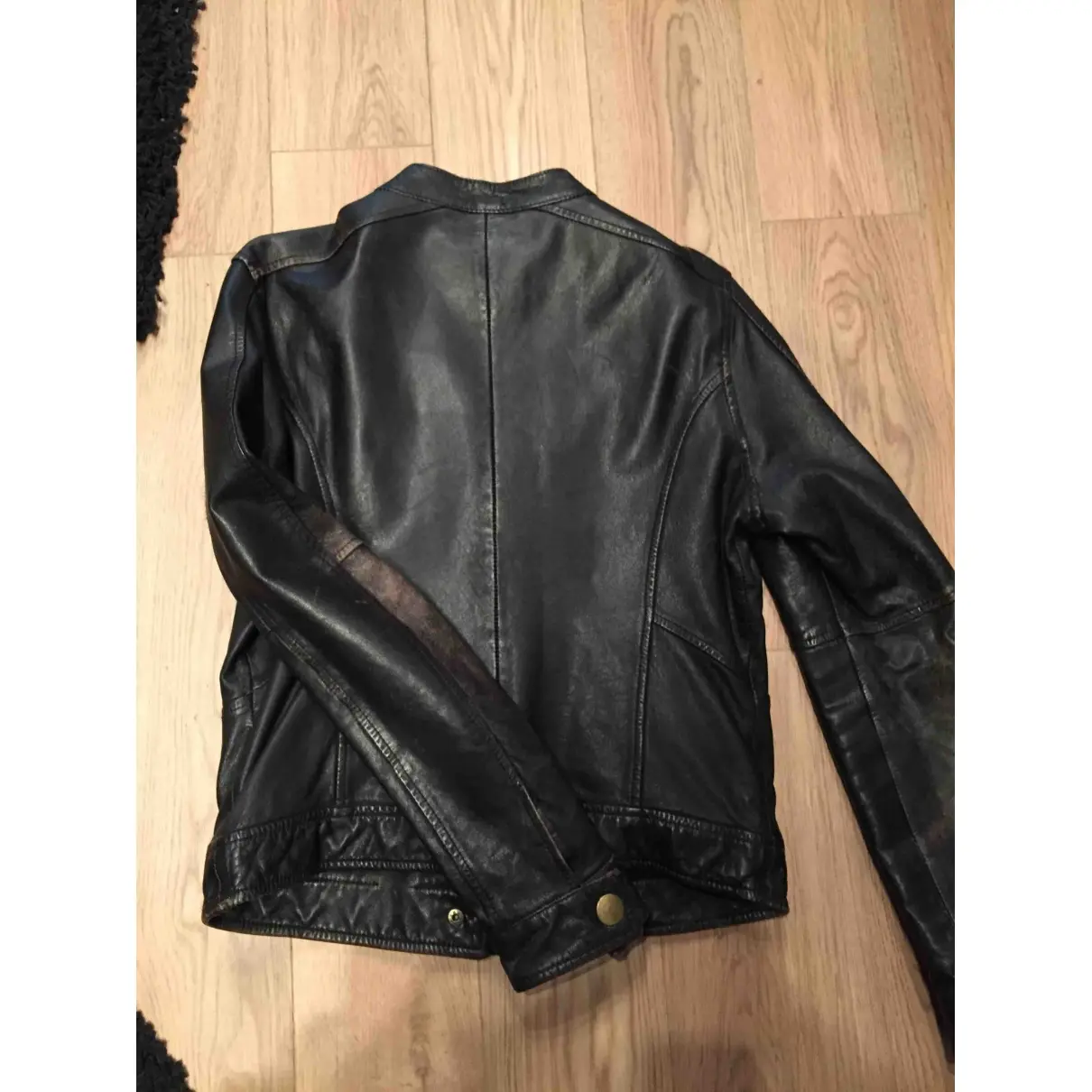 Chevignon Exotic leathers short vest for sale