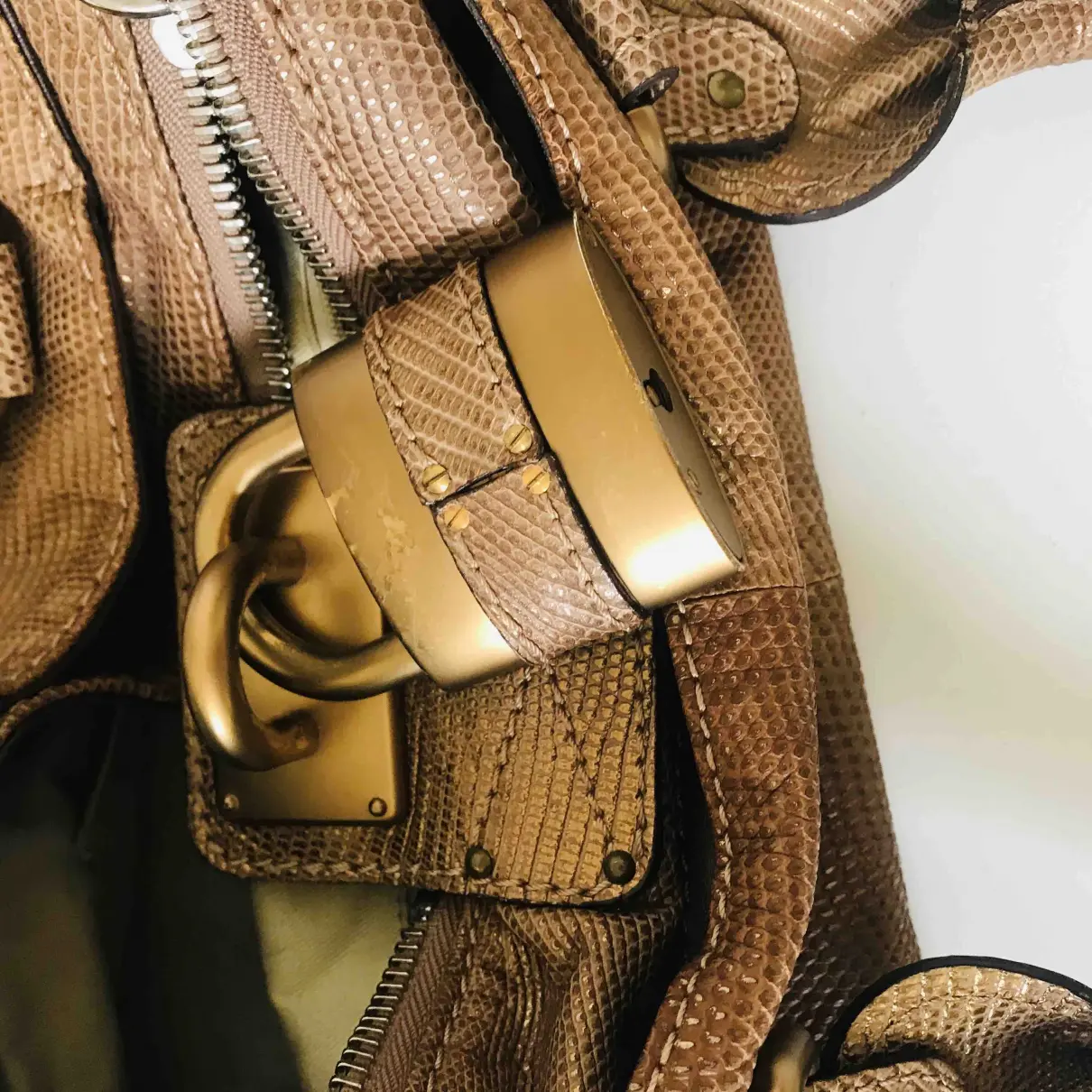 Paddington exotic leathers handbag Chloé