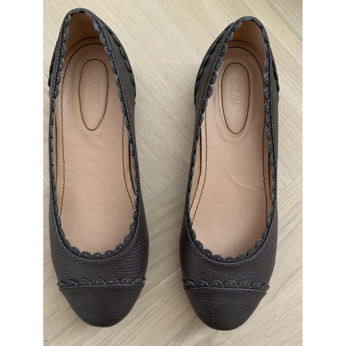 Buy See by Chloé Exotic leathers ballet flats online