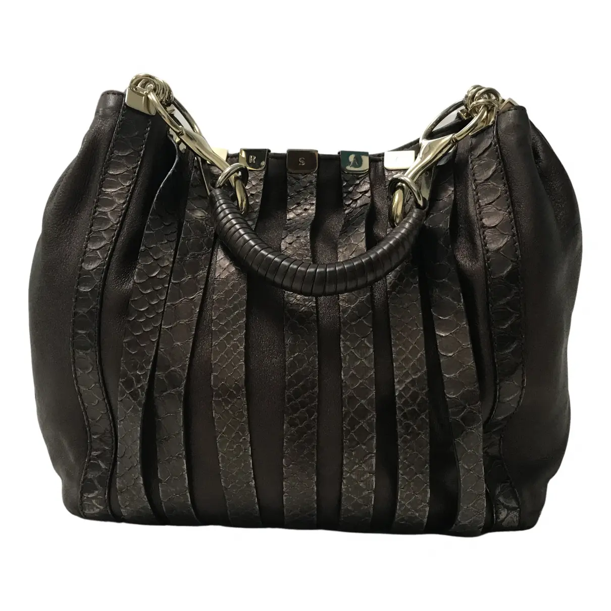 Exotic leathers handbag Versace