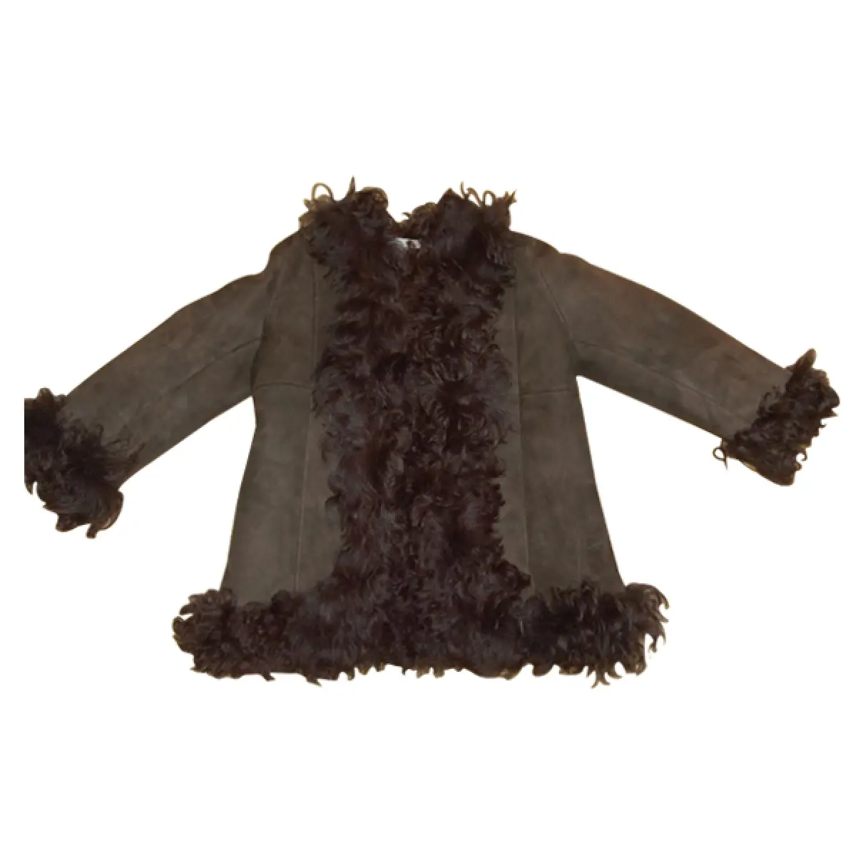 Brown Fur Jacket & coat Bonpoint