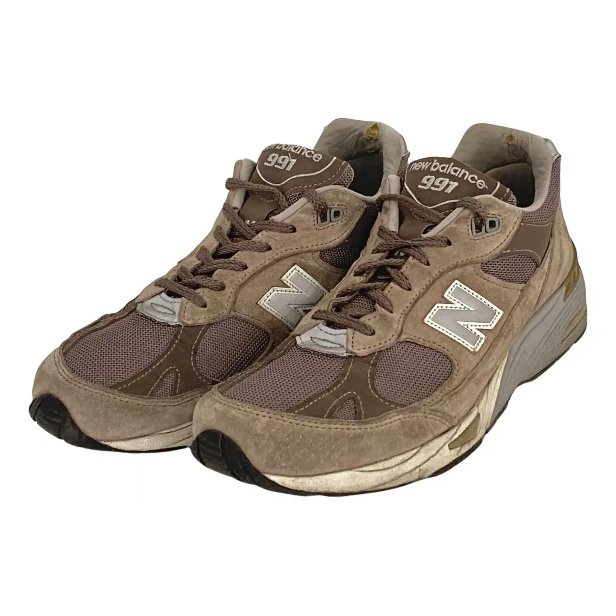 991 leather low trainers New Balance