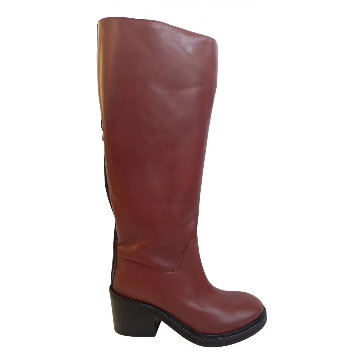 Leather riding boots Acne Studios
