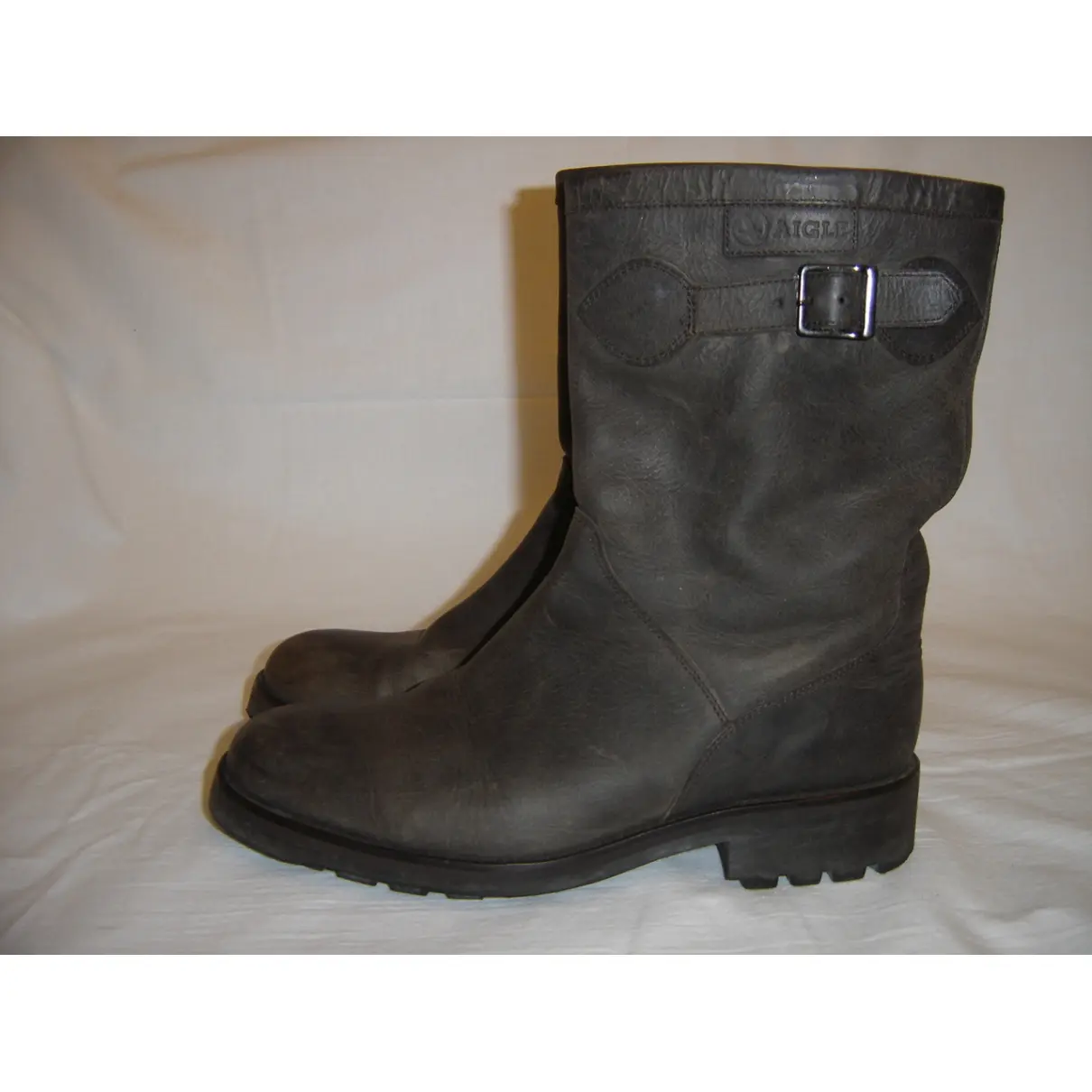 Leather ankle boots Aigle