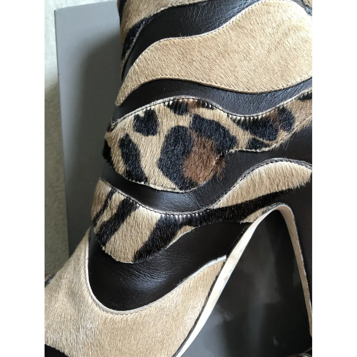 Buy Alberta Ferretti Leather boots online
