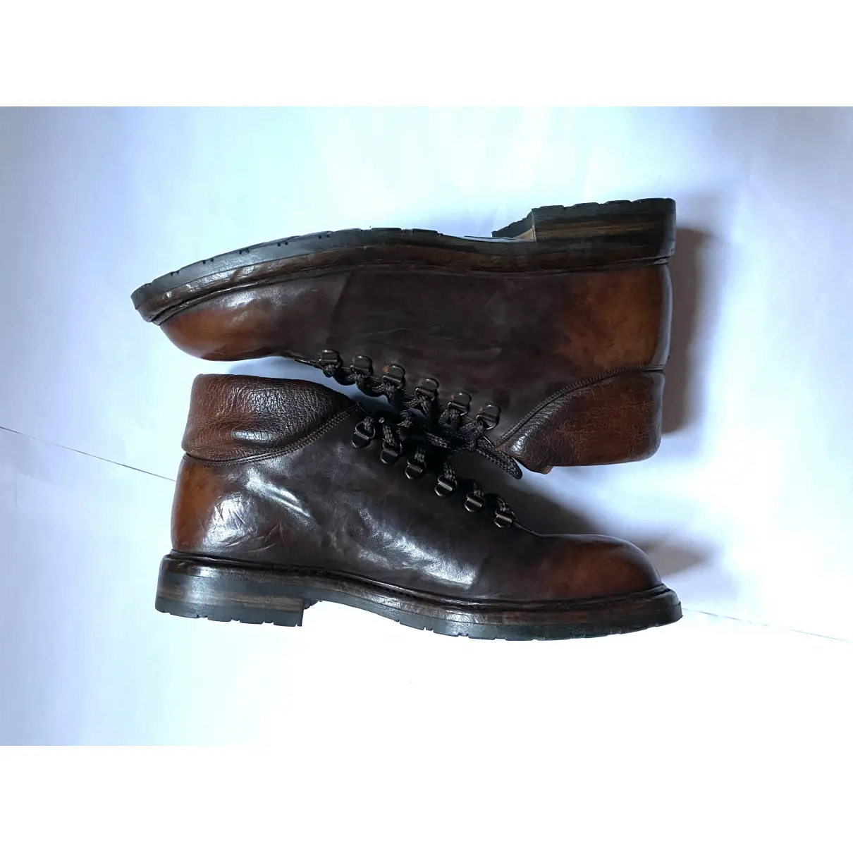 Leather boots Alberto Fasciani