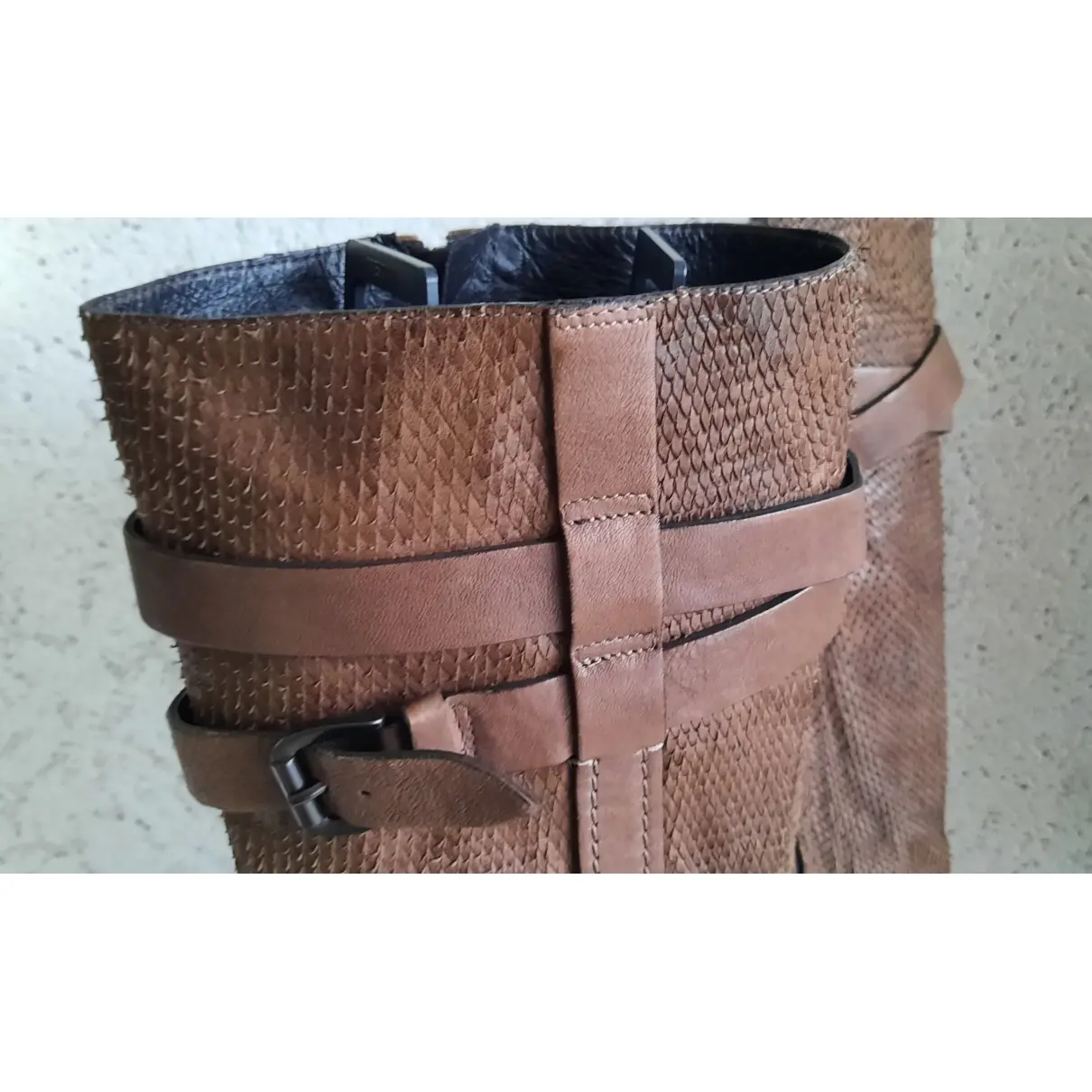 Buy ALBERTO GOZZI Leather boots online